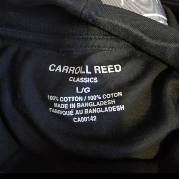 Carroll Reed Large classics vintage black long sleeve mock neck shirt - Picture 3 of 7